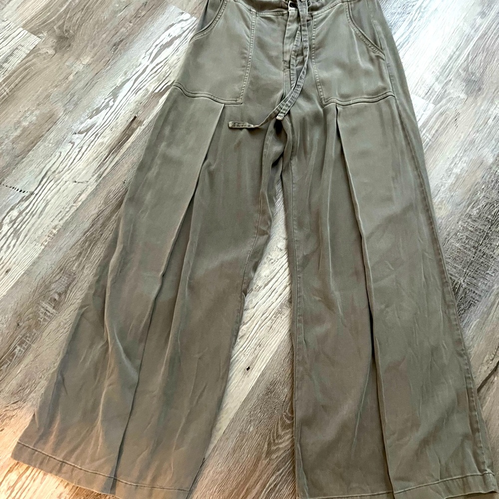 Cotton palazzo pants
